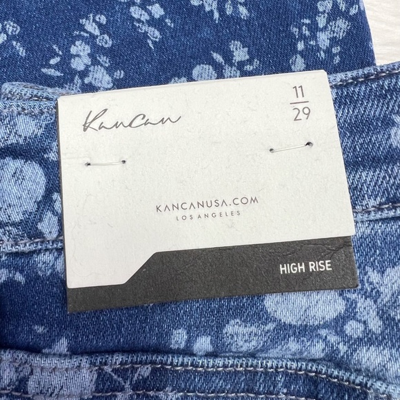 👖NWT🤩 |•KANCAN•| Super Flare High Rise Reg Length Floral Jeans Size 11/29👖 - Picture 6 of 10
